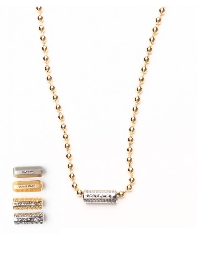 Gatsby Gold Ball Chain Necklace - GAMAN - BALAAN 1