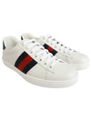 Ace Low Top Sneakers White - GUCCI - BALAAN 3