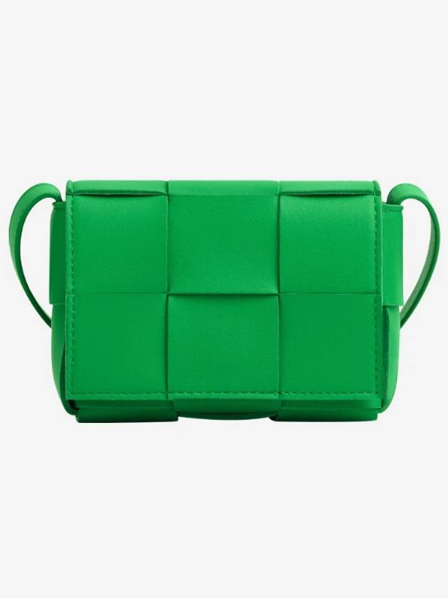 Intrecciato Cassette Small Cross Bag Green - BOTTEGA VENETA - BALAAN 5