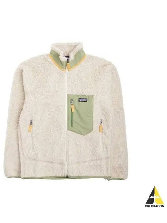 Classic Retro X Fleece Zip-Up Jacket Natural Green - PATAGONIA - BALAAN 2