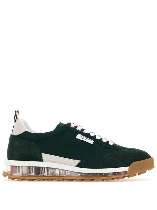 Clear Sole Tech Runner Low Top Sneakers Green - THOM BROWNE - BALAAN 2