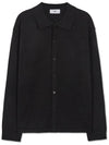 Mercy semi over high neck collar cardigan BLACK - WEST GRAND BOULEVARD - BALAAN 2