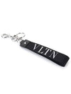 Logo Rockstud Key Ring Black - VALENTINO - BALAAN 3