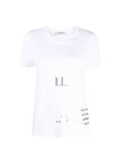 Aris Short Sleeve T-Shirt White - MAX MARA - BALAAN 2