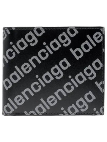 Cash Square Half Wallet Black - BALENCIAGA - BALAAN 1