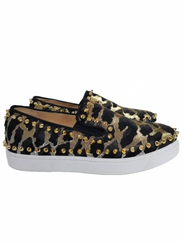 WoMen's Leopard Pickboat Slips-On - CHRISTIAN LOUBOUTIN - BALAAN 2