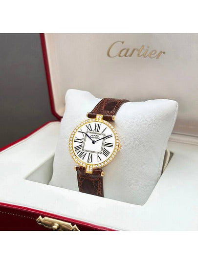 Bentham Roman Dial Unisex Diamond Watch - CARTIER - BALAAN 2