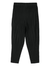 Basic Pleats Straight Pants Black - ISSEY MIYAKE - BALAAN 3