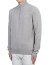 Kian Half Zip-Up Knit Top Melange Grey - J.LINDEBERG - BALAAN 3