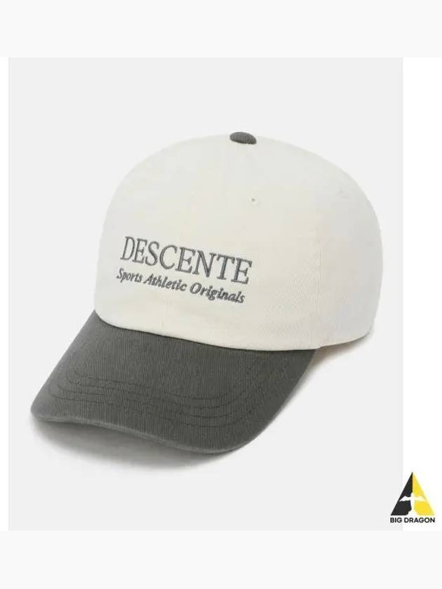 Sports Basic Worthing Ball Cap Ivory SP323UCP72 - DESCENTE - BALAAN 1