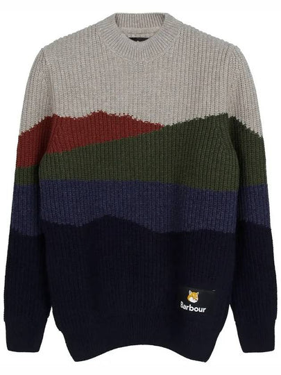 Landscape Crew Neck Knit Top - BARBOUR - BALAAN 2