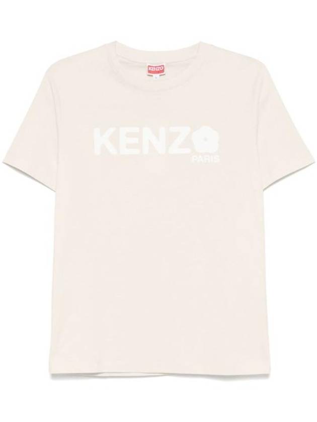 Boke Flower 2.0 Short Sleeve T-Shirt Cream - KENZO - BALAAN 2