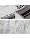 lettering print short sleeve t-shirt white - MAX MARA - BALAAN.