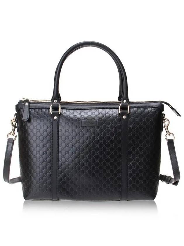 Microssima Two Way Tote Bag Black - GUCCI - BALAAN 2