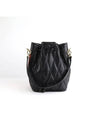 Donae Leather Bucket Bag Black - BALLY - BALAAN 2