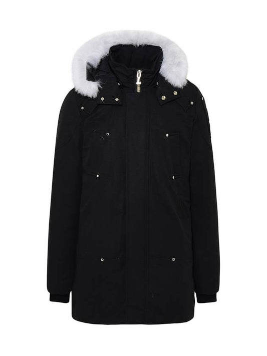 Original Stirling Parka White Fox Fur Black - MOOSE KNUCKLES - BALAAN 1