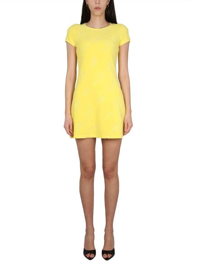 short dress S72CV0397 S24527172 YELLOW - DSQUARED2 - BALAAN 2