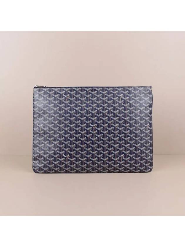 Goyard Senna Pochette GM Clutch Navy APMSENAT2 12 - LOUIS VUITTON - BALAAN 1