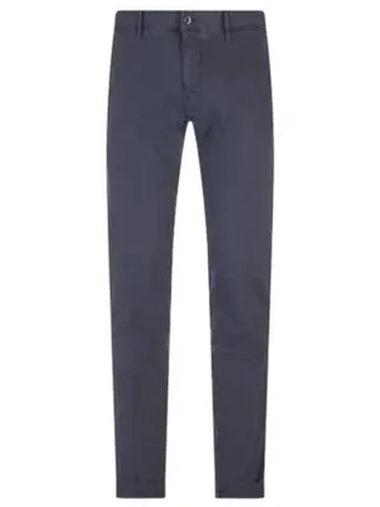 Technical nylon straight pants navy - INCOTEX - BALAAN 1