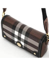 Note Leather Cross Bag Brown - BURBERRY - BALAAN 6