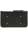 Stitch Zipper Card Wallet Black - MAISON MARGIELA - BALAAN 2