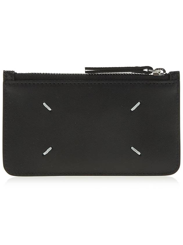 Stitch Zipper Card Wallet Black - MAISON MARGIELA - BALAAN 2