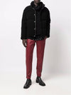 Corduroy Down Padding Jacket Black - SAINT LAURENT - BALAAN 6