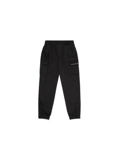 KODAK Apparel Essential Woven Debonding Brushed Slim Cargo Jogger Pants Women BLACK - KODO - BALAAN 1