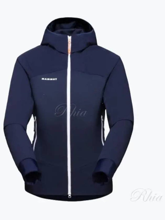 Women's Taiss IN Hybrid Hooded Jacket Navy - MAMMUT - BALAAN 2