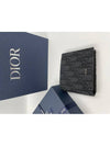 Oblique jacquard men s wallet black 2OBBH027YSE - DIOR - BALAAN 2