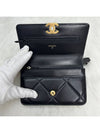 Women s 19 Bag WOC Top Handle Logo Leather Mini Gold Plated Black - CHANEL - BALAAN 5