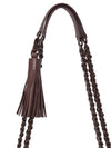 Fleming Chain Shoulder Bag Brown - TORY BURCH - BALAAN 11