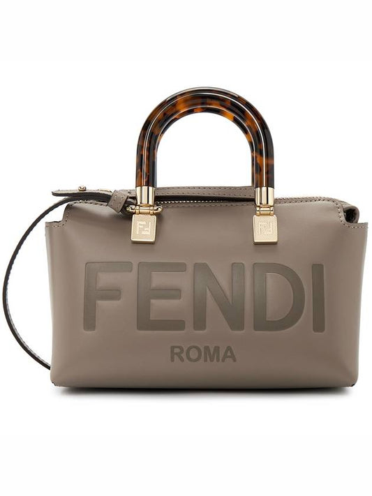 By The Way Small Leather Tote Bag Dark Beige - FENDI - BALAAN 2