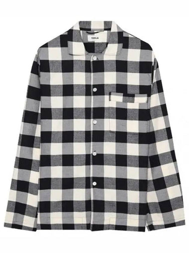 flannel pajama shirt - TEKLA - BALAAN 1