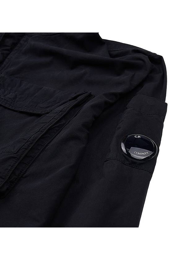 Gabardine Lens Long Sleeve Anorak Black - CP COMPANY - BALAAN 8