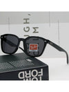 Geometric Frame Sunglasses Black - RAY-BAN - BALAAN 3