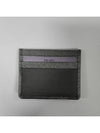 Triangle Logo Saffiano Leather Card Wallet Black - PRADA - BALAAN 6