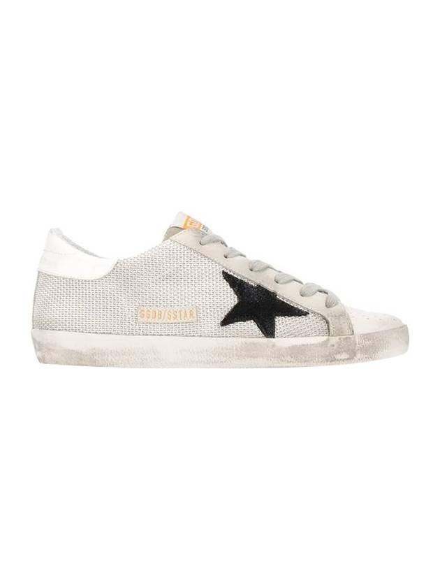 Mesh Superstar Low Top Sneakers Grey - GOLDEN GOOSE - BALAAN 1