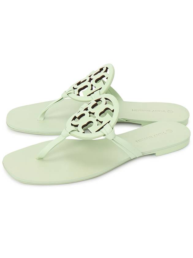 Miller Square Toe Sandals Green - TORY BURCH - BALAAN.