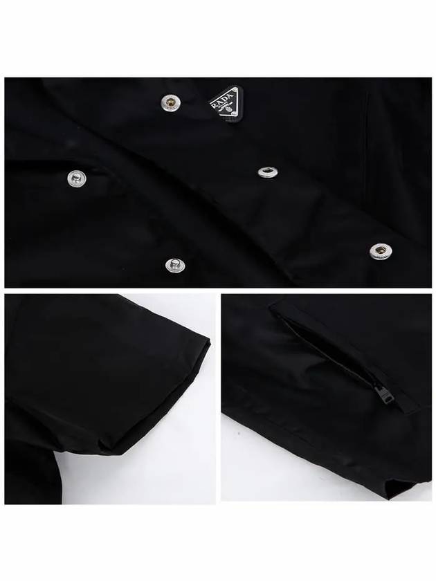 Re-Nylon Short Sleeve Shirt Black - PRADA - BALAAN 7