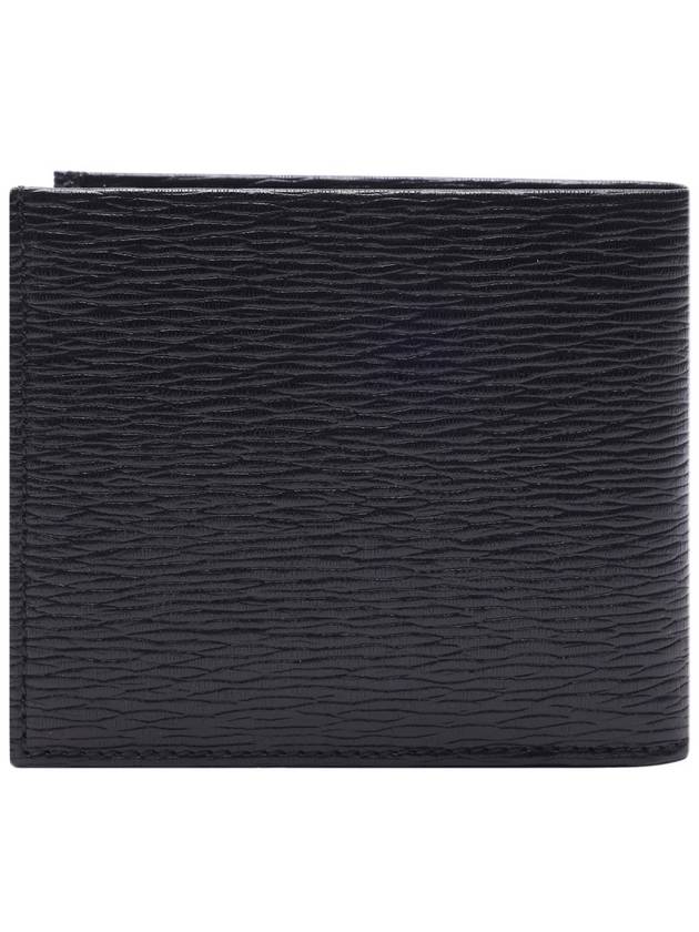 Gancini Half Wallet Black - SALVATORE FERRAGAMO - BALAAN 5