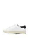 Court Classic SL 06 Leather Low Top Sneakers White - SAINT LAURENT - BALAAN 5