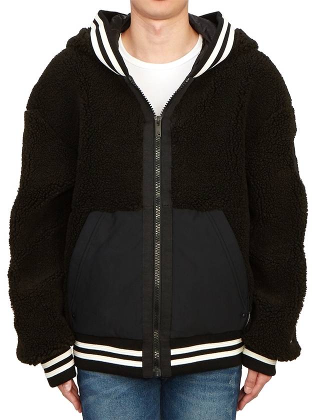 Ashford Zip Up Shearing Jacket Black - MOOSE KNUCKLES - BALAAN 5