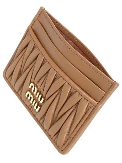 Materasse Nappa Leather Card Wallet Caramel - MIU MIU - BALAAN 2