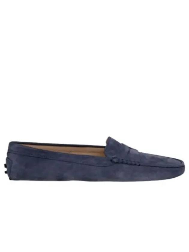 Gommino Suede Driving Shoes Blue - TOD'S - BALAAN 2