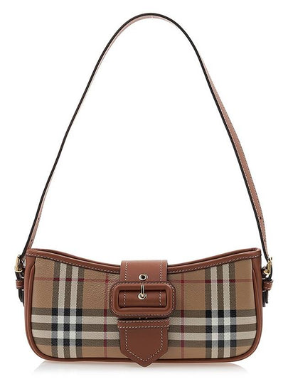 Buckle Strap Check Sling Shoulder Bag Beige - BURBERRY - BALAAN 2