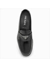 Brushed Leather Loafers Black - PRADA - BALAAN 4