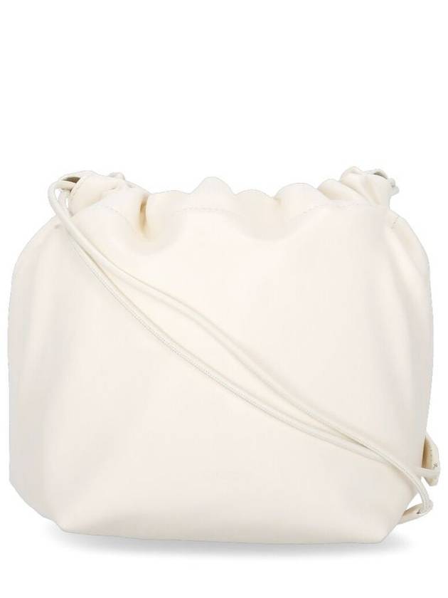 Drawstring Nappa Bucket Bag White - JIL SANDER - BALAAN 2