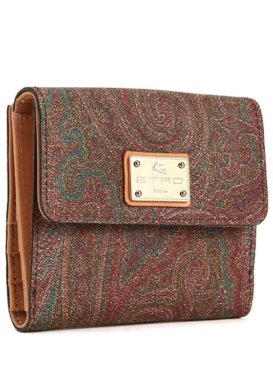 Paisley Logo Halfwallet Brown - ETRO - BALAAN 2