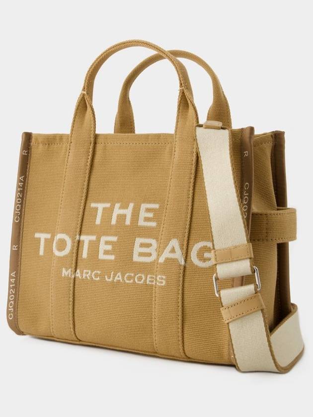 The Jacquard Medium Tote Bag Brown - MARC JACOBS - BALAAN 3